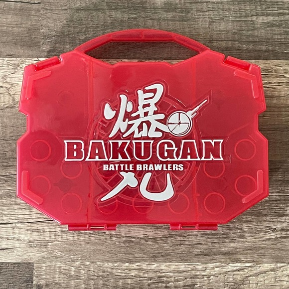 Bakugan Toys Bakugan Battle Brawlers Storage Carry Case Red